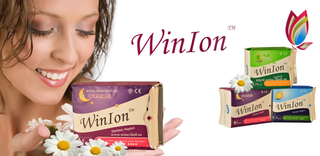 Higieniniai Įklotai su Anijonais Winion